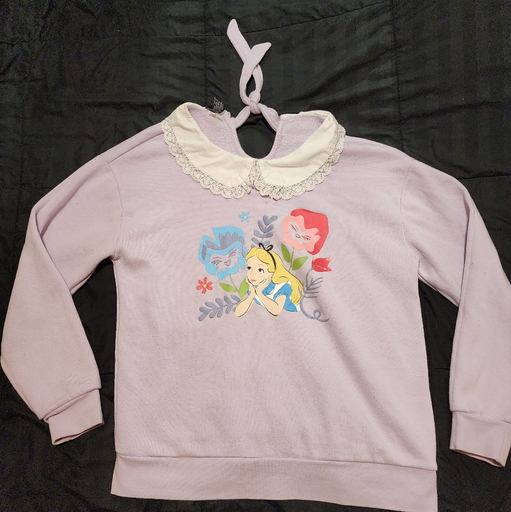 Alice In Wonderland Lace Sweater size Medium